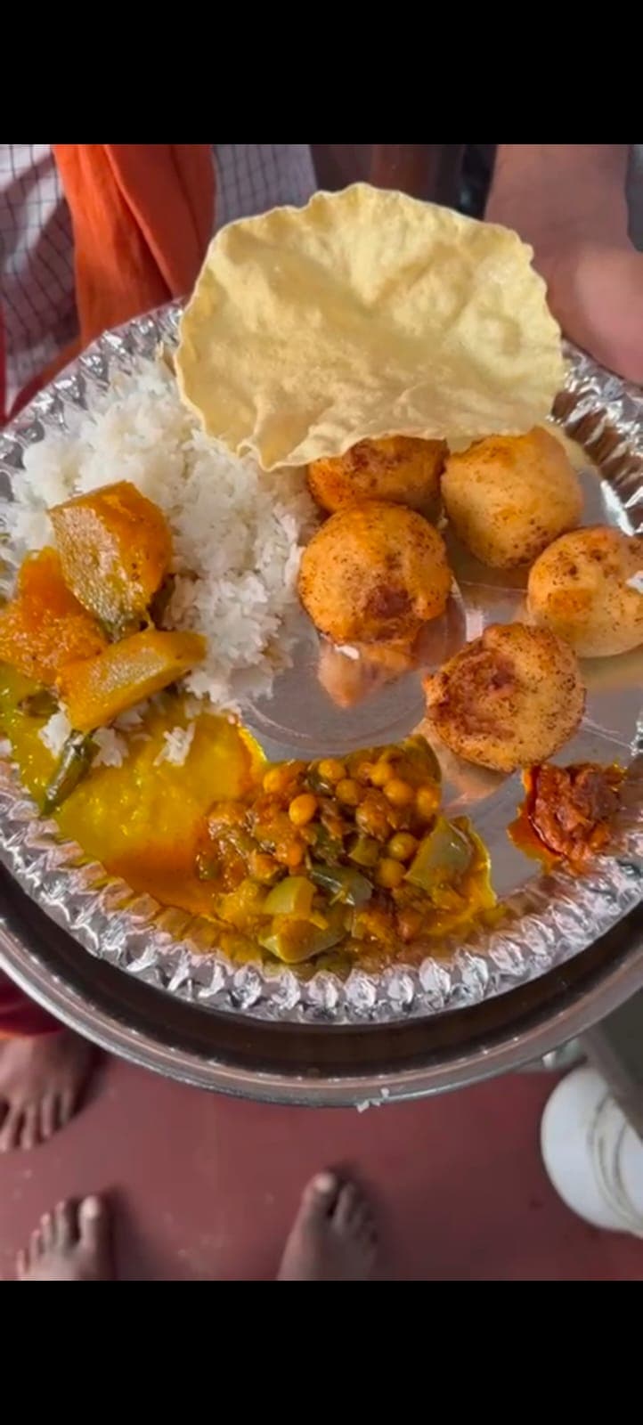 Free Annadanam meals